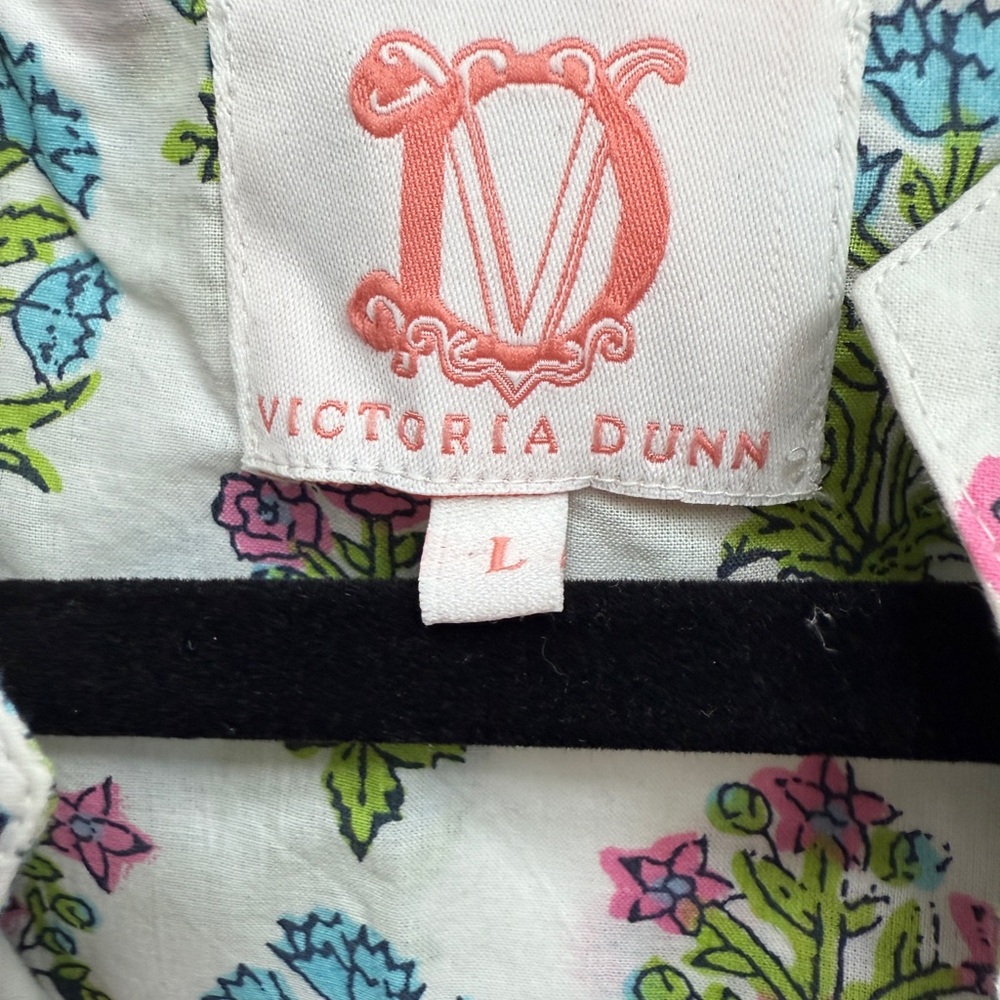 Victoria Dunn East Bay Maxi with Blue and Pink Accents, NWOT - Picture 6 of 7